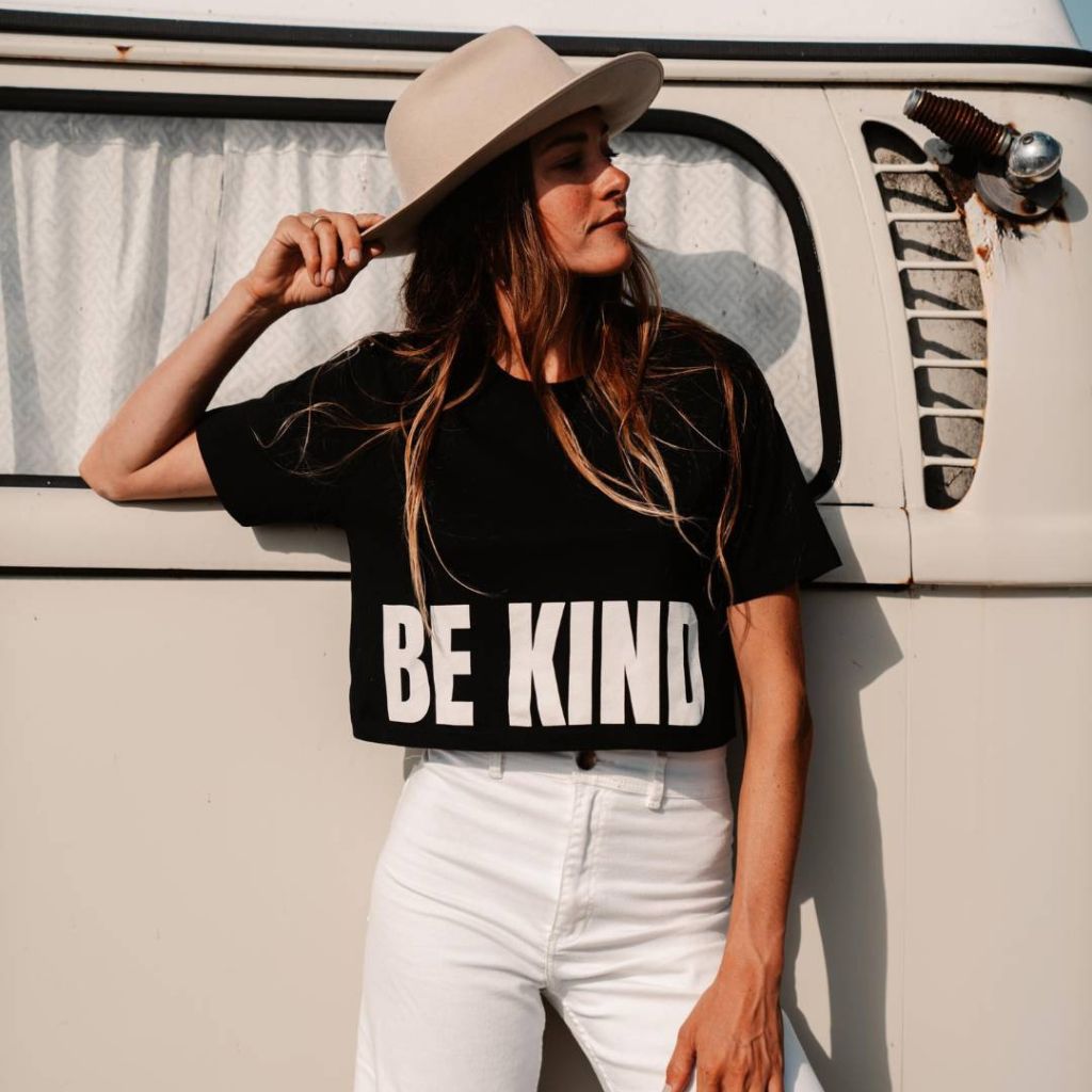 
                  
                    Be Kind Crop Top
                  
                