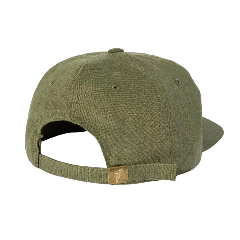 
                  
                    Image features the back of the Be Kind Vibes Be Kind Hemp Hat in cactus with a metal adjustable clasp.
                  
                